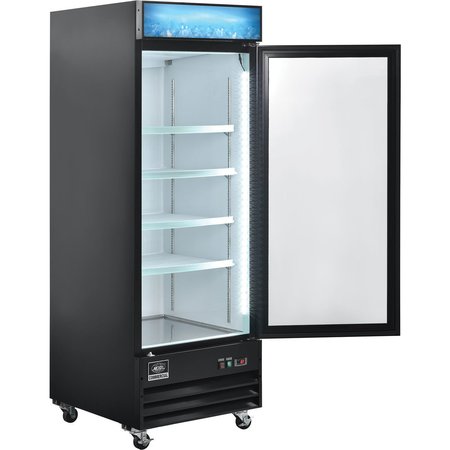 NEXEL Merchandiser Refrigerator, 1 Door, 28.3Wx31.9Dx79.3H G648BMF-HC